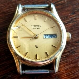 Ladies Citizen Watch Quartz AS IS Gold tone